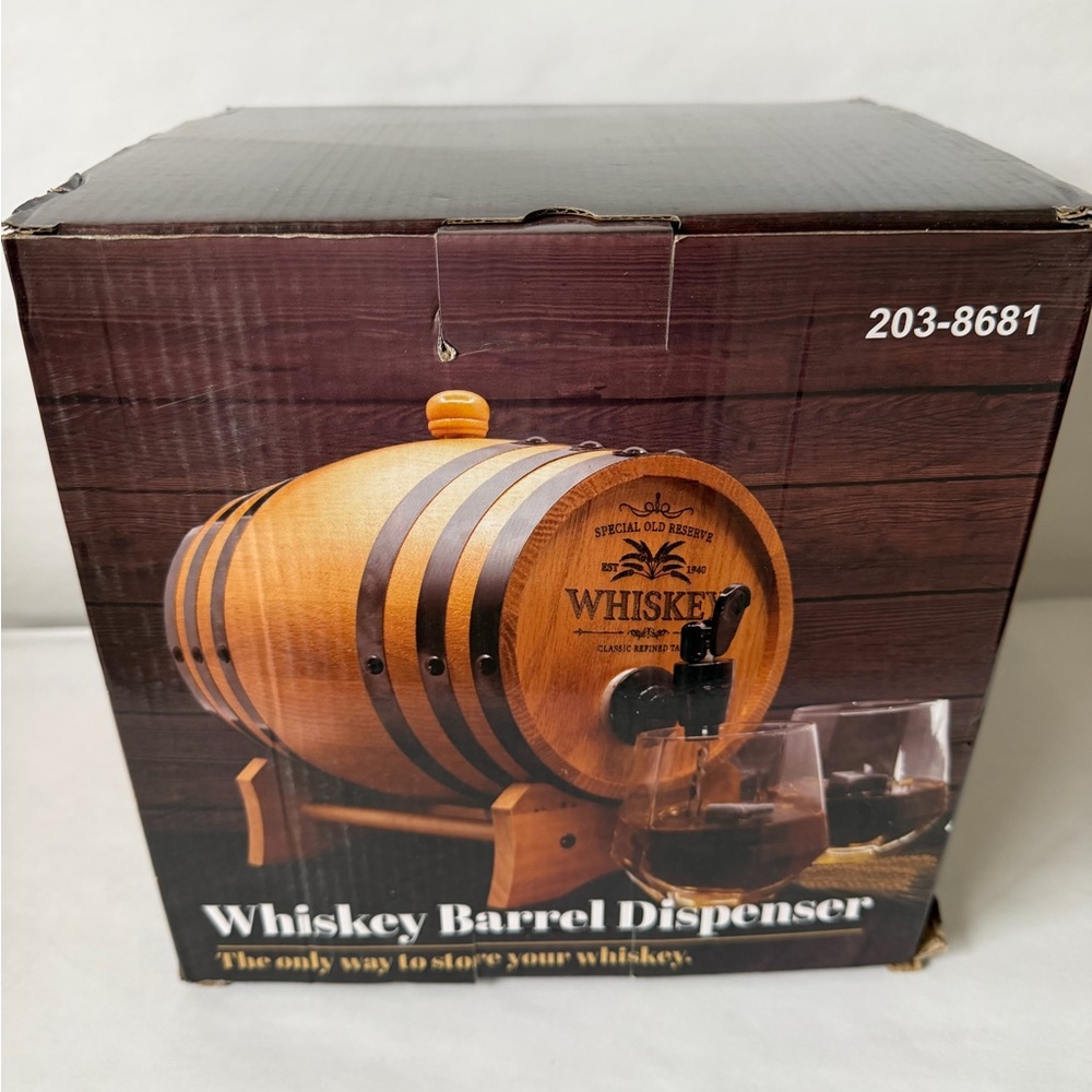 Whiskey Barrel Dispenser